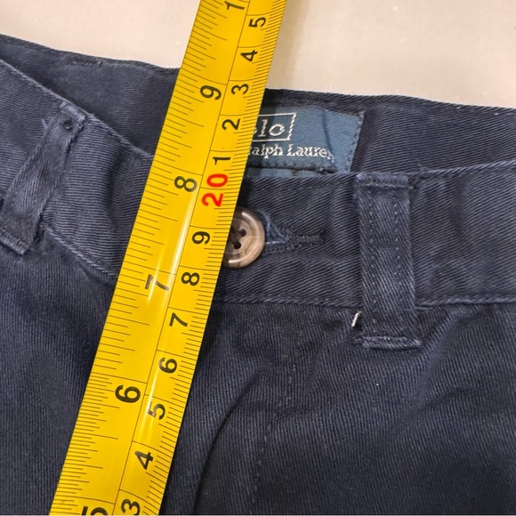 Ralph Lauren Boys 2 Pcs Set Navy Chinos & Blue Button Down Plaid Shirt Size 5 - Picture 12 of 14